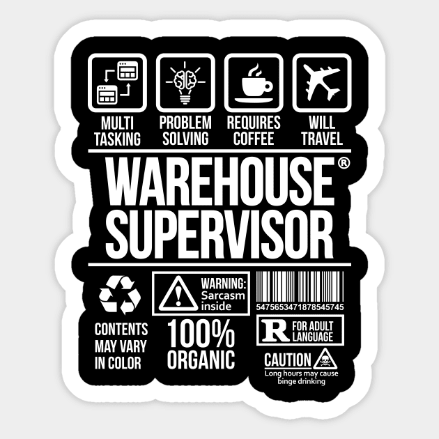 Warehouse supervisor T-shirt | Job Profession | #DW T-Shirt T-Shirt T-Shirt Sticker by DynamiteWear